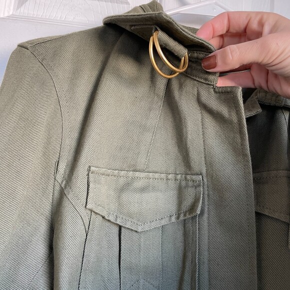 A.L.C. Lorimer Cargo Army Green Utility Jacket - Picture 13 of 16